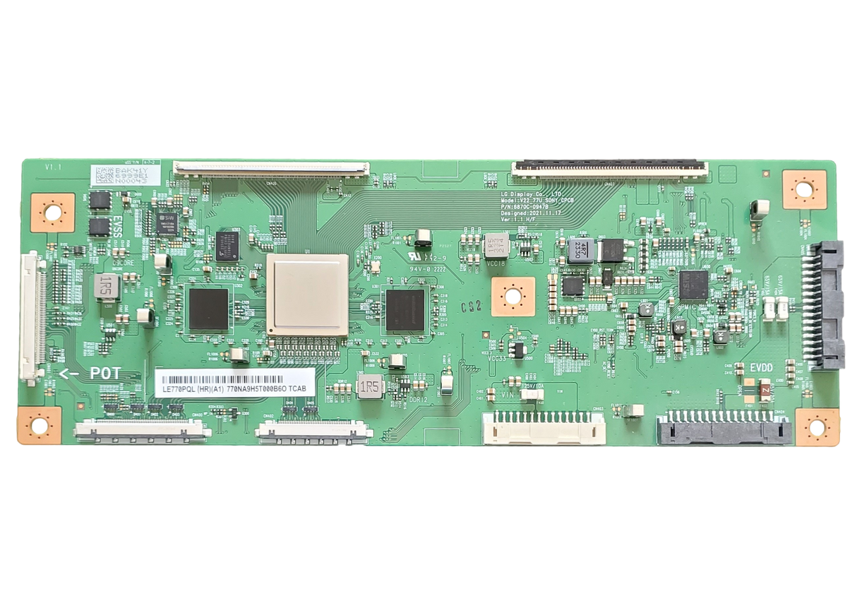 6871L-6999E Sony T-Con Board, 6870C-0947B , XR-77A80L