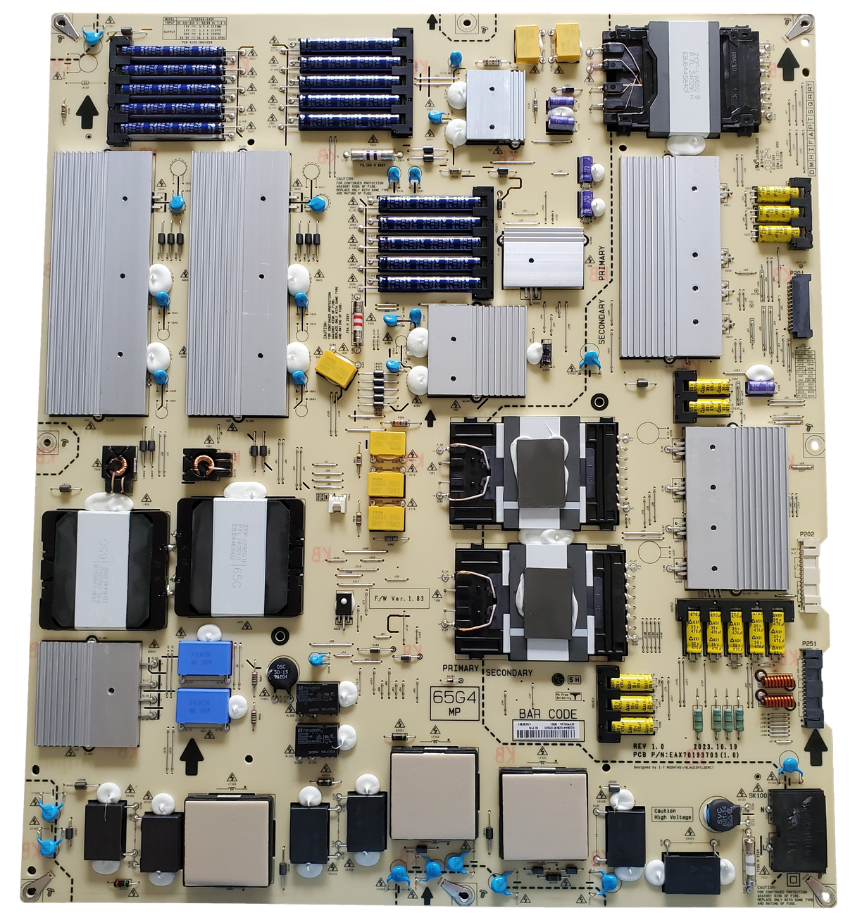 EBR41836301 LG Power Supply, EAX70193703(1.0),  OLED65G4SUB, OLED65G4SUB.DUSQLJR