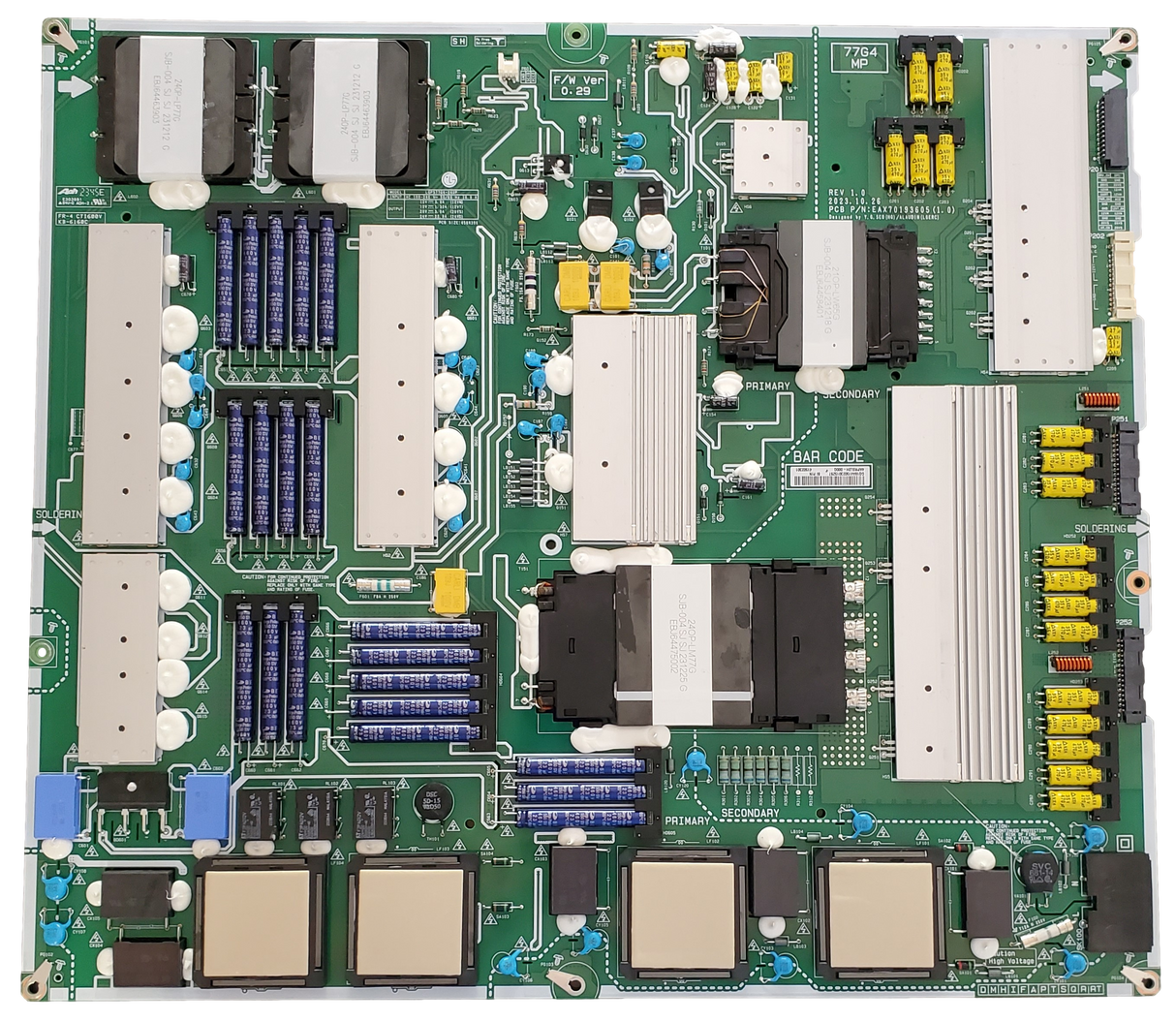 EBR41502301 LG Power Supply, EAX70193605(1.0), OLED77G4WUA, OLED77G4WUA.DUSQLJR