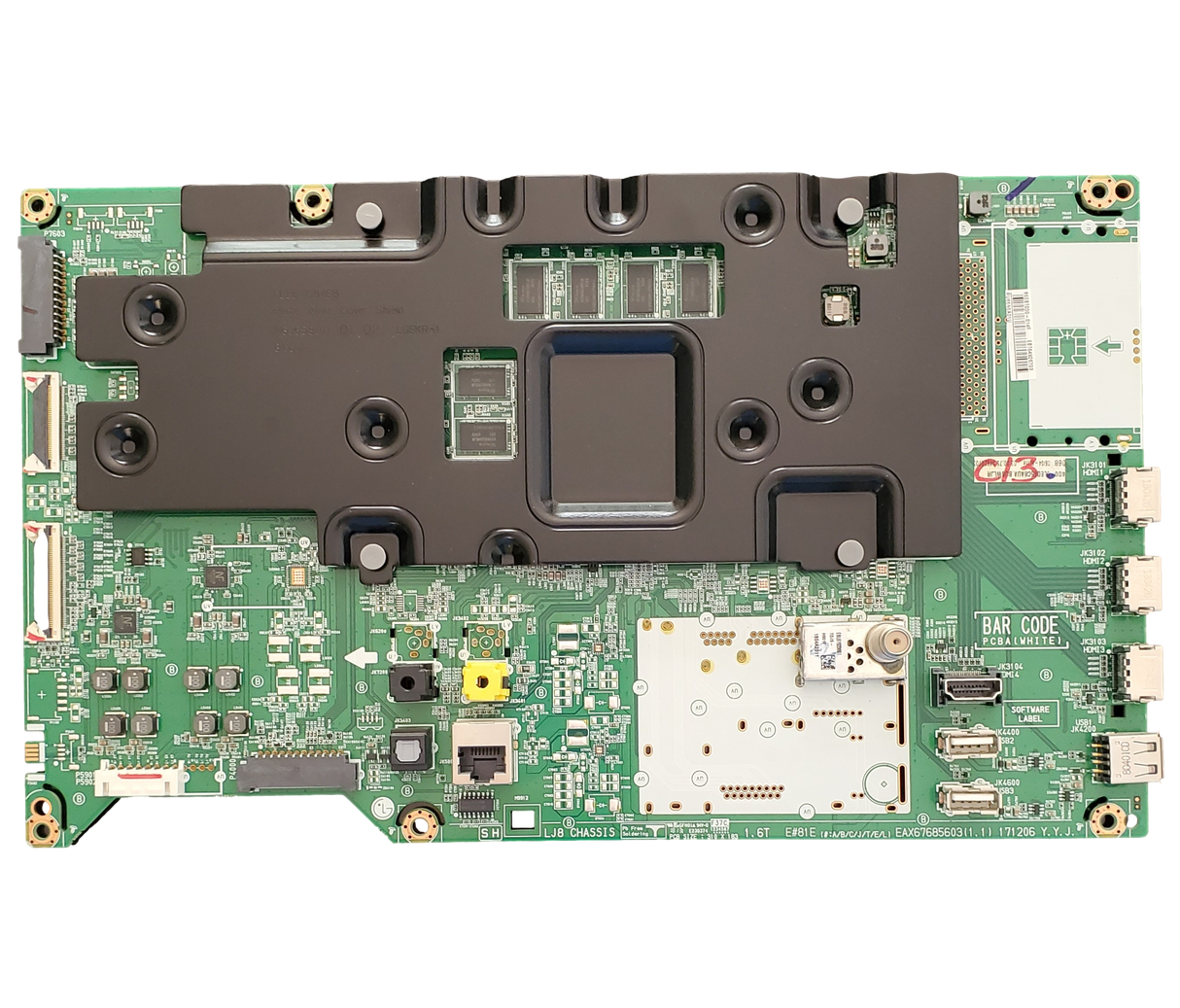 EBT64926703 LG Main Board, EAX67685603 (1.1), EBU65424301, EBU64742601, UA.BUSWLJR, OLED65C8PUA, OLED65C8PUA.BUSWLJR, OLED65C8AUA