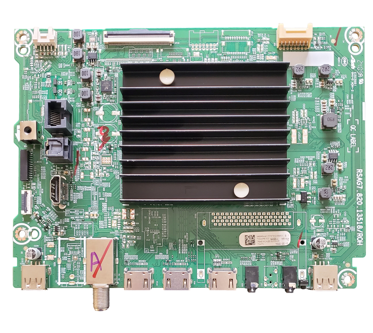 346845 Hisense Main Board, 346846, RSAG7.820.13518/ROH, 75A7N