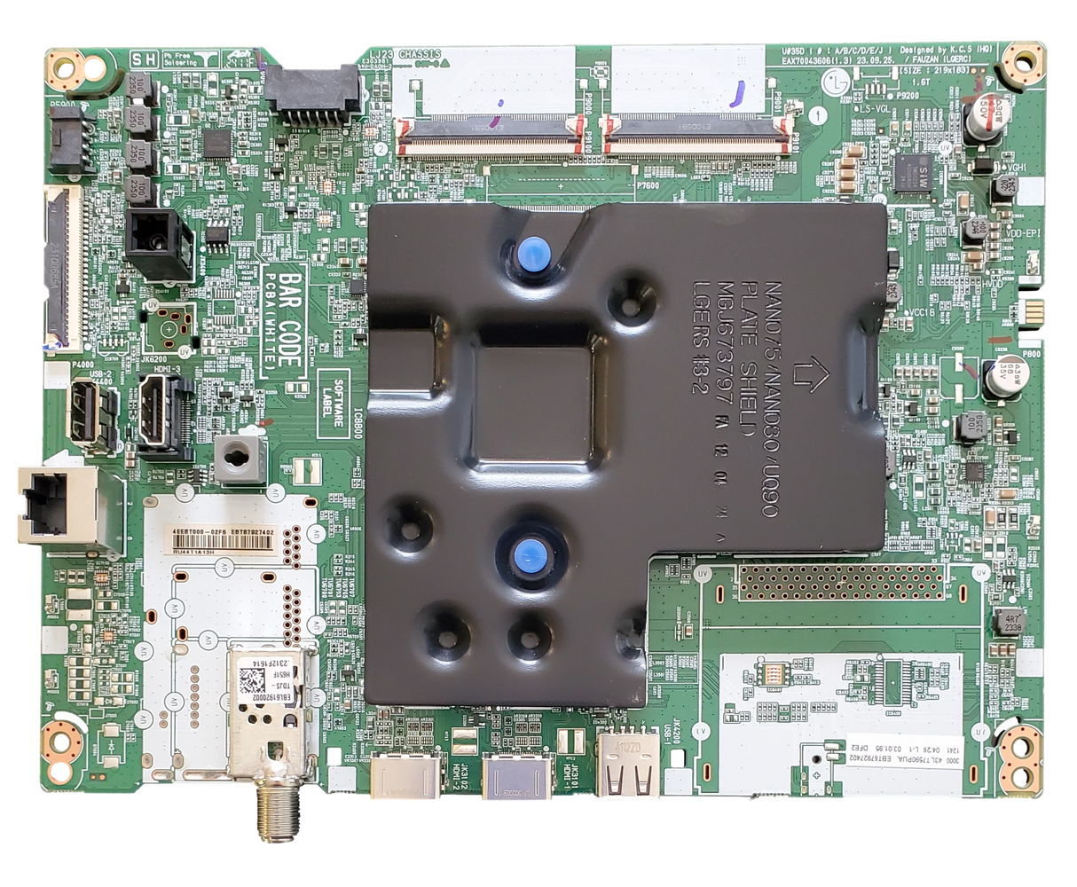 EBT67927402 LG Main Board, EAX70043606(1.0), 43UT7590PUA.BUSSLKR, 43UT7590PUA