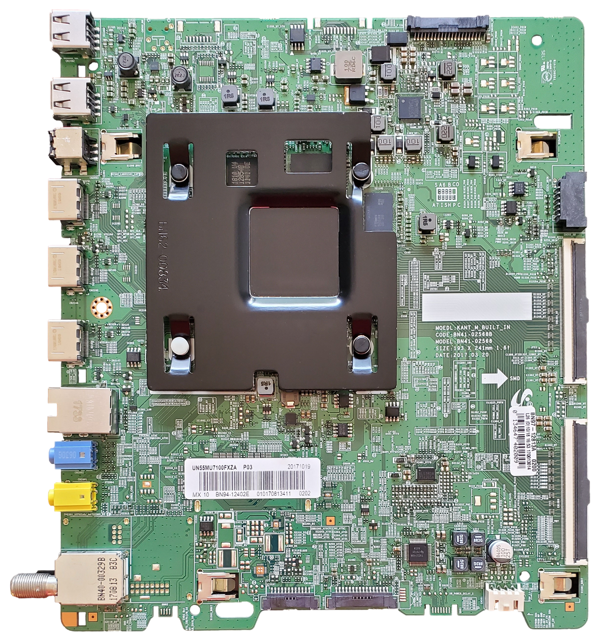 BN94-12402E Samsung Main Board, BN94-12402E, BN97-12813A, BN41-02568B, UN55MU7100FXZA