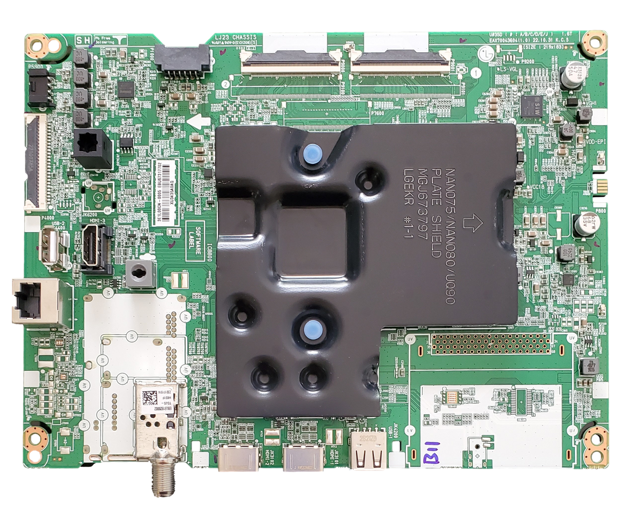 EBU67317702 LG Main Board, EAX70043604(1.0), 43UR8000AUA, 43UR8000AUA.BUSFLJM