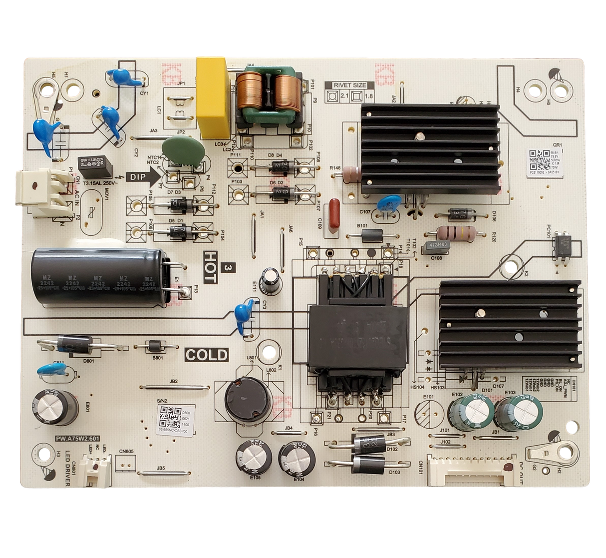 0500-0621-1400 Insignia Power Supply, 050006211400, PW.A75W2.601, NS-39F201NA23