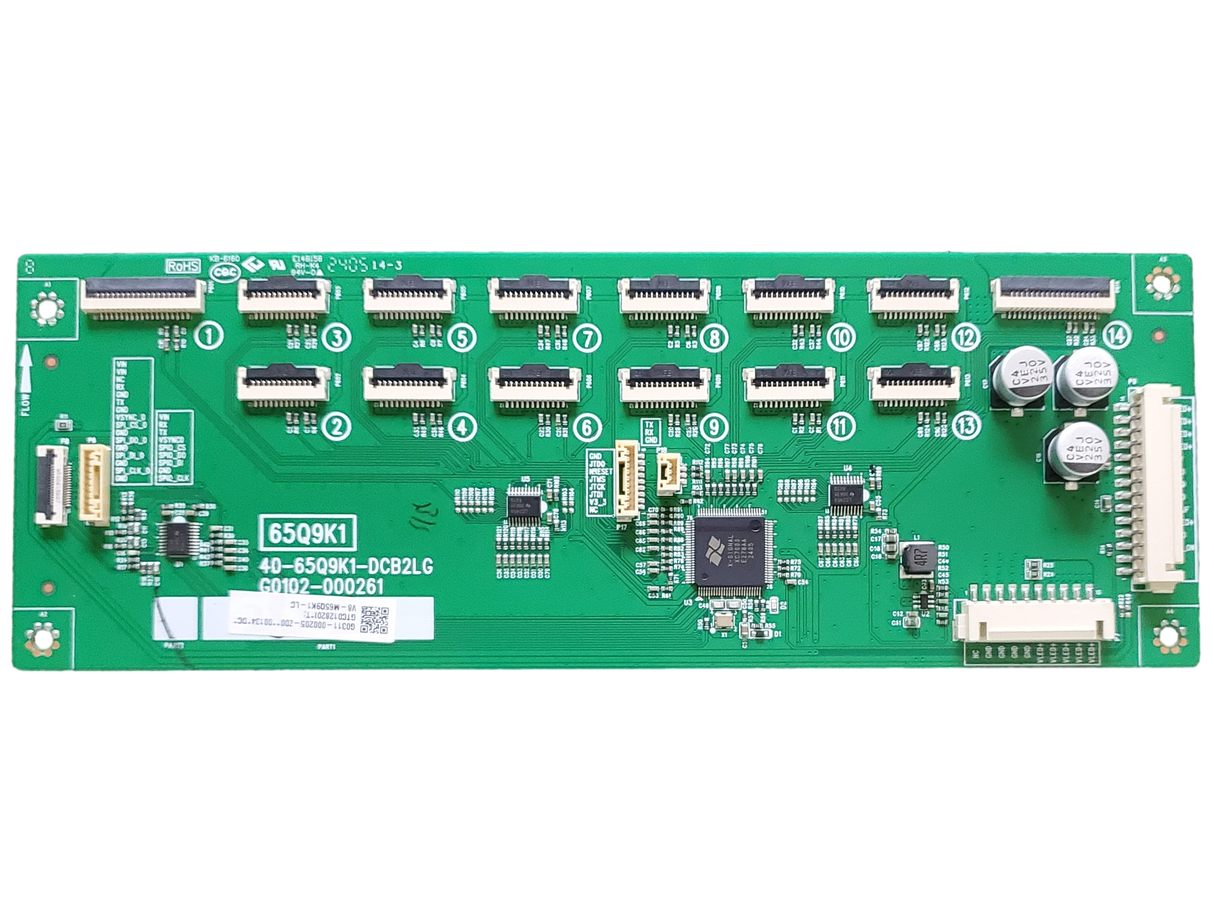 V8-M65Q9K1-LC TCL LED Driver, G0311-000205, 2404GTC012820I00183, 65QM751G