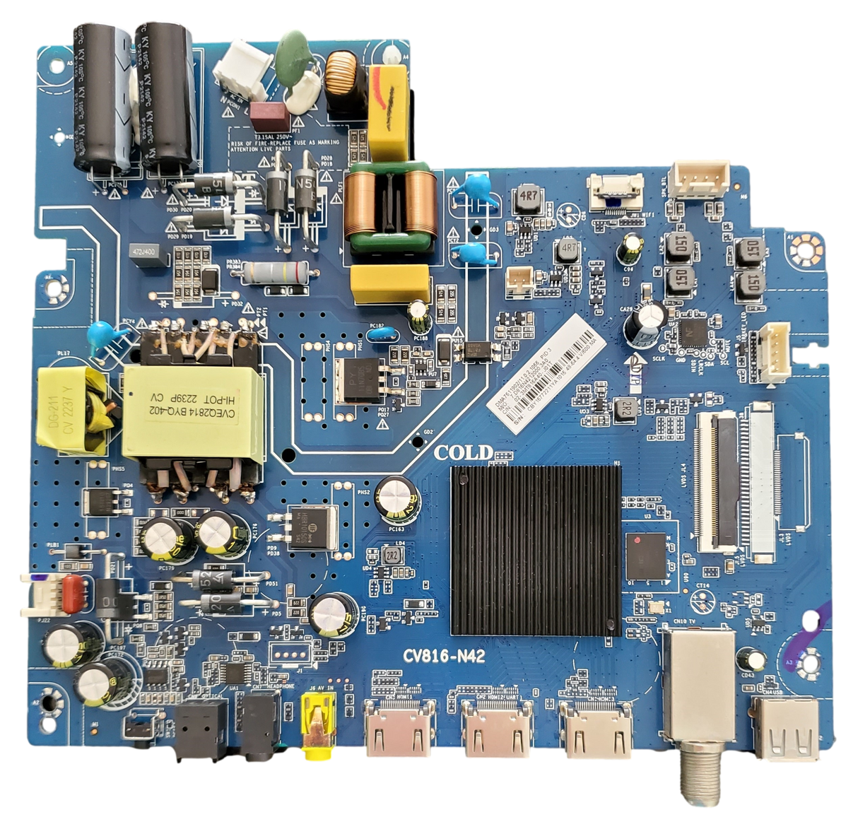 02-3MT816A40 Philips Main Board, CV816-N42, 40PFL4775/F7