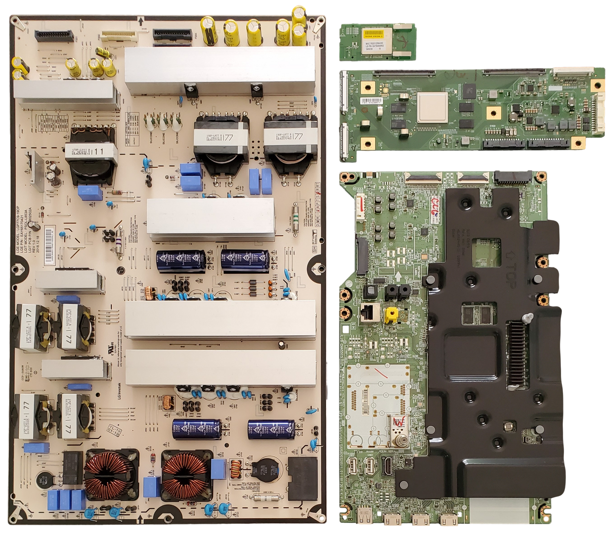 OLED77C9PUB LG TV Repair Parts Kit, EBT66085501 Main Board, EAY65170421 Power Supply, 6871L-5917B T-Con, EAT64454802 Wifi, OLED77C9PUB.BUSYLJR, OLED77C9PUB