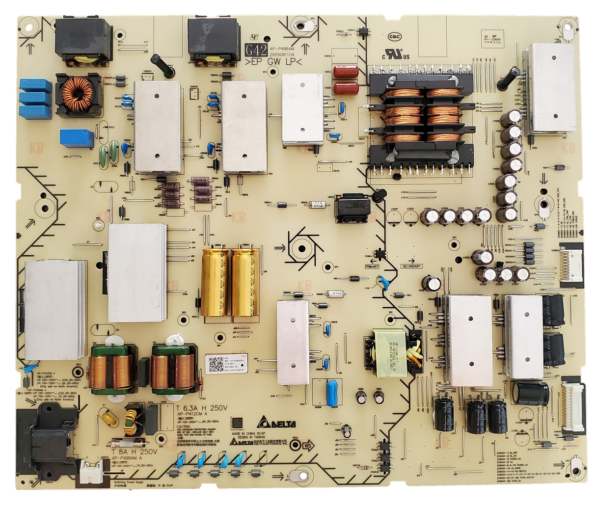 1-019-180-11 Sony Power Supply Board, 101918011, AP-P496AM, 2955091104, K-85XR70