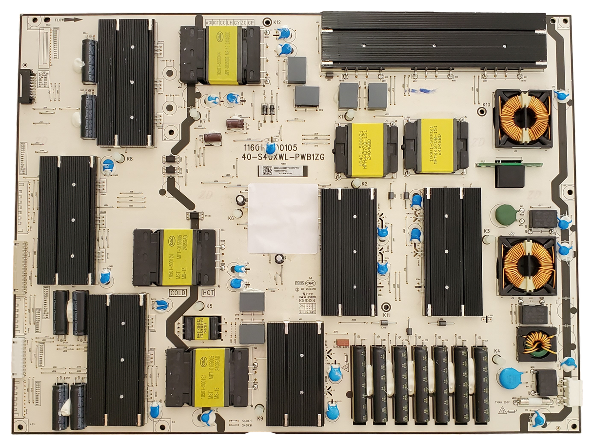 30805-000289 TCL Power Supply, E56334, 40-S40XWL-PWB1ZG, 85QM851G