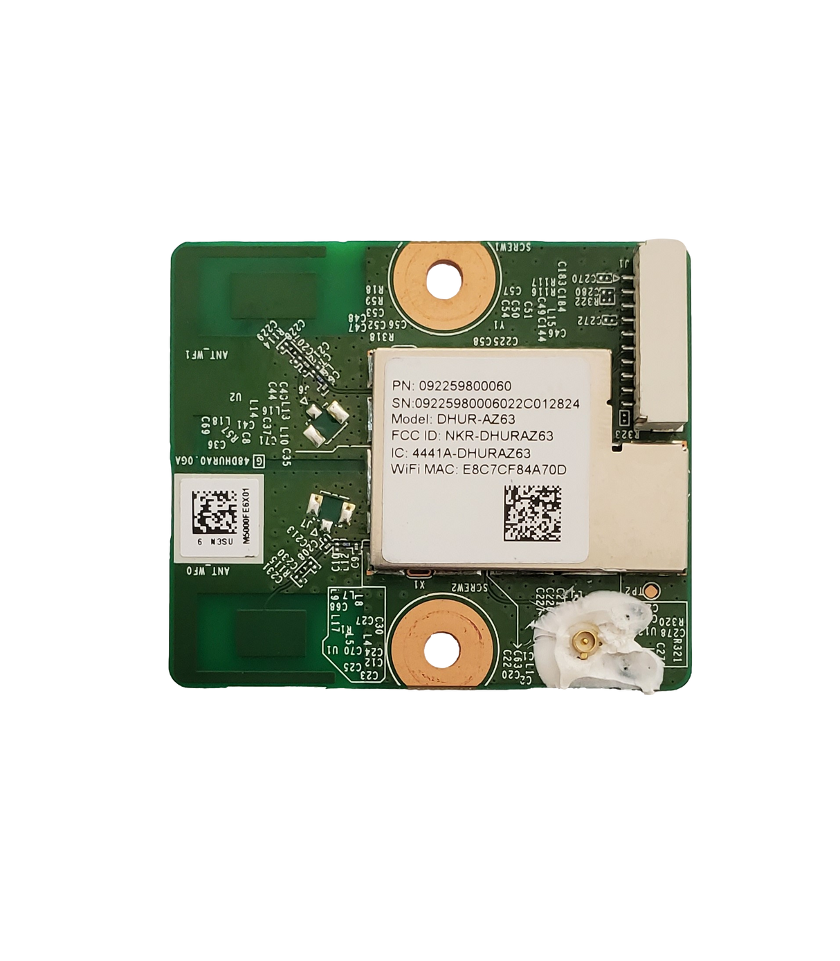 0922-5980-0060 Insignia WiFi Board, 092259800060, DHUR-AZ63, NS-43F301NA22