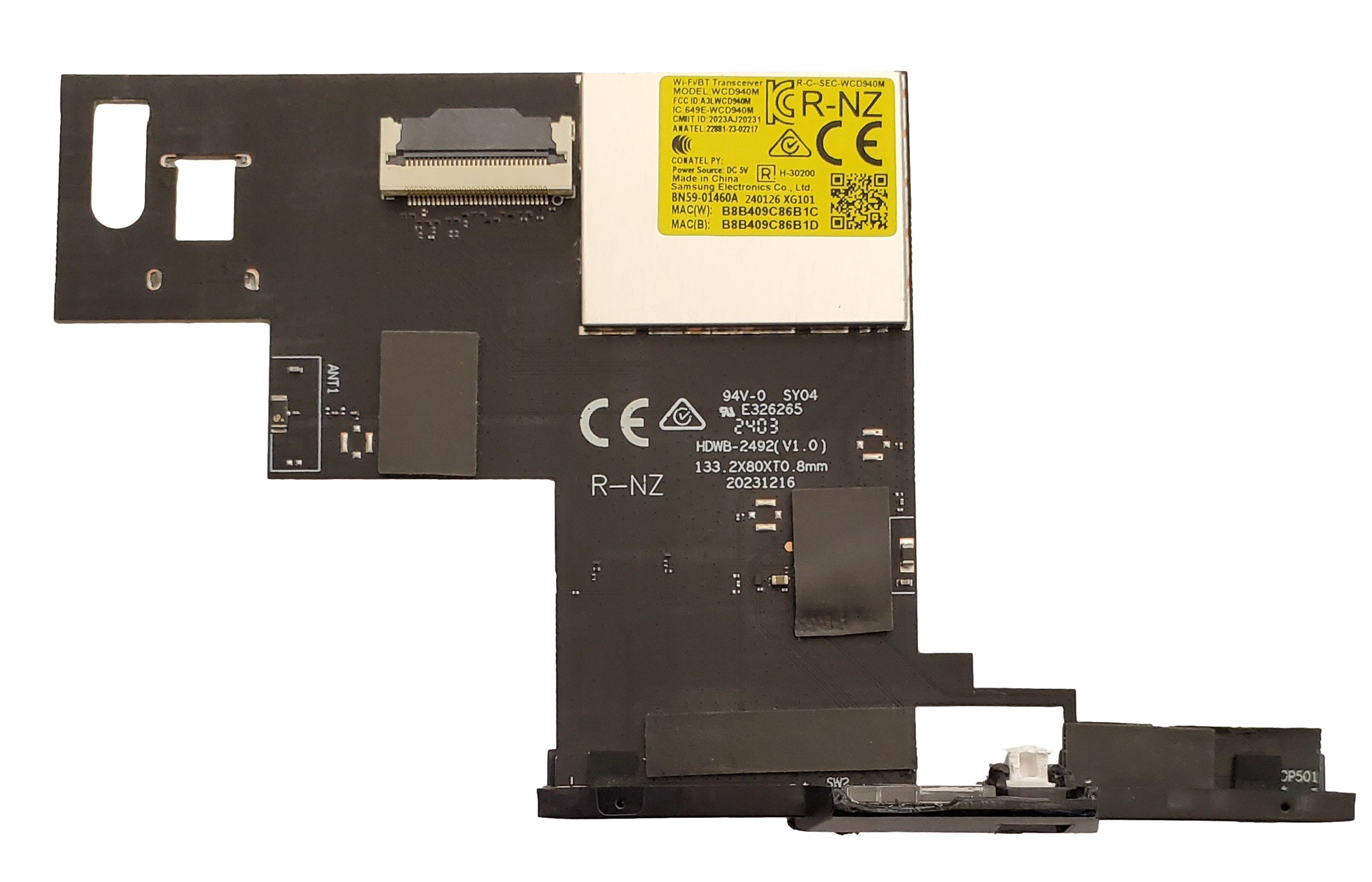 BN59-01460A Samsung Wi-Fi Module, WCD940M, QN85QN900DFXZA