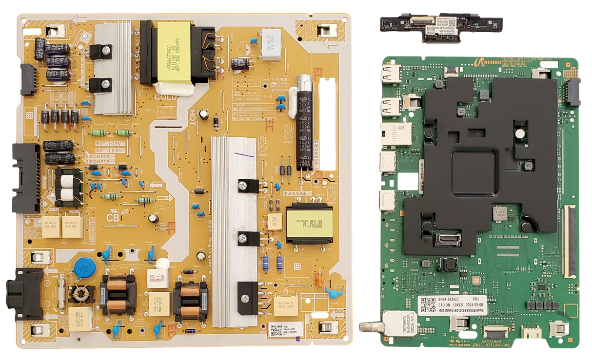 QN50Q60DAFXZA Samsung TV Repair Parts Kit, BN94-18342C Main Board, BN44-01100G Power Supply, BN59-01403A Wifi, QN50Q60DAFXZA AA01, QN50Q60DAFXZA