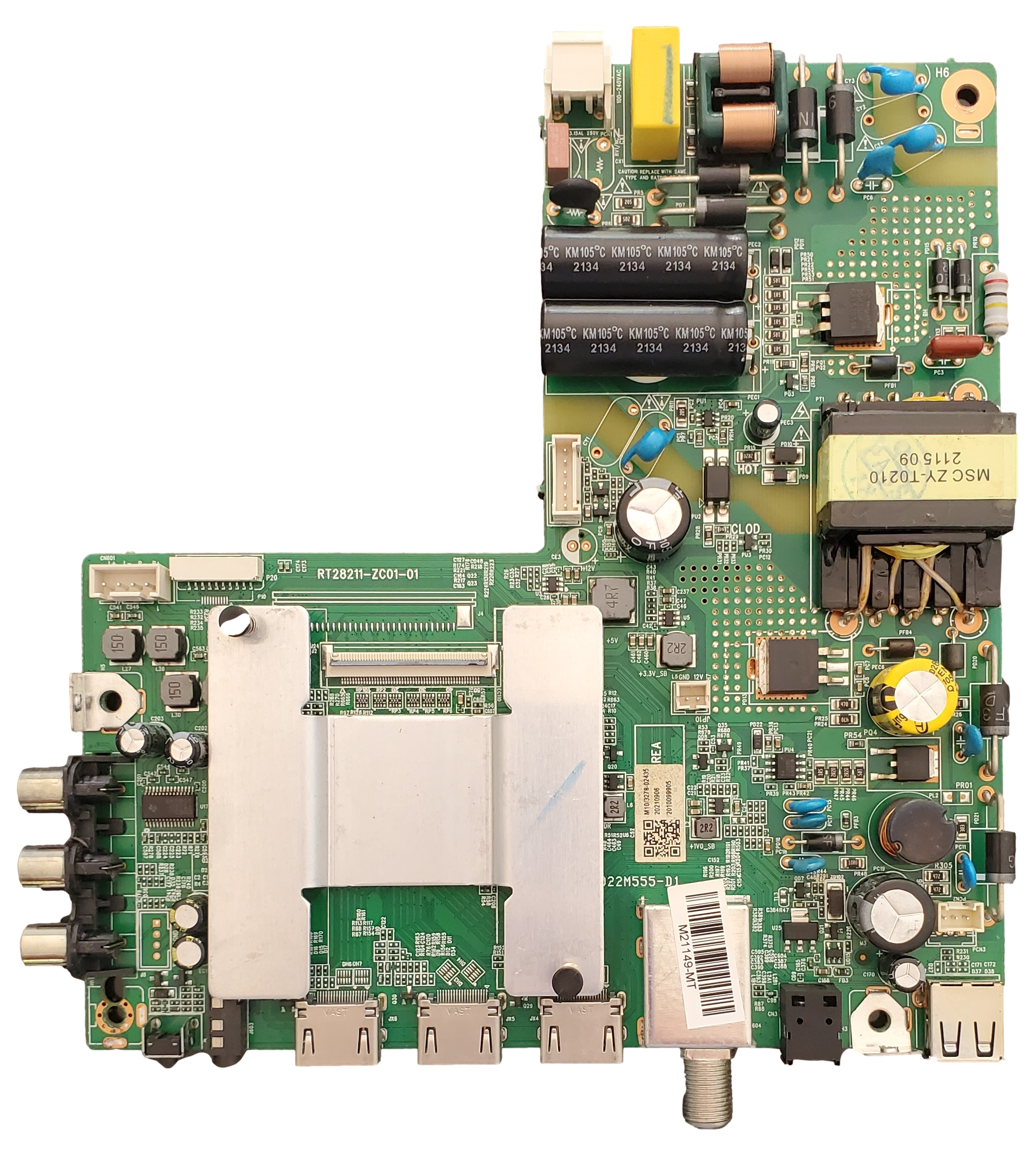 M21149-MT, Onn Main Board / Power Supply Board, RT28211-ZC01-01