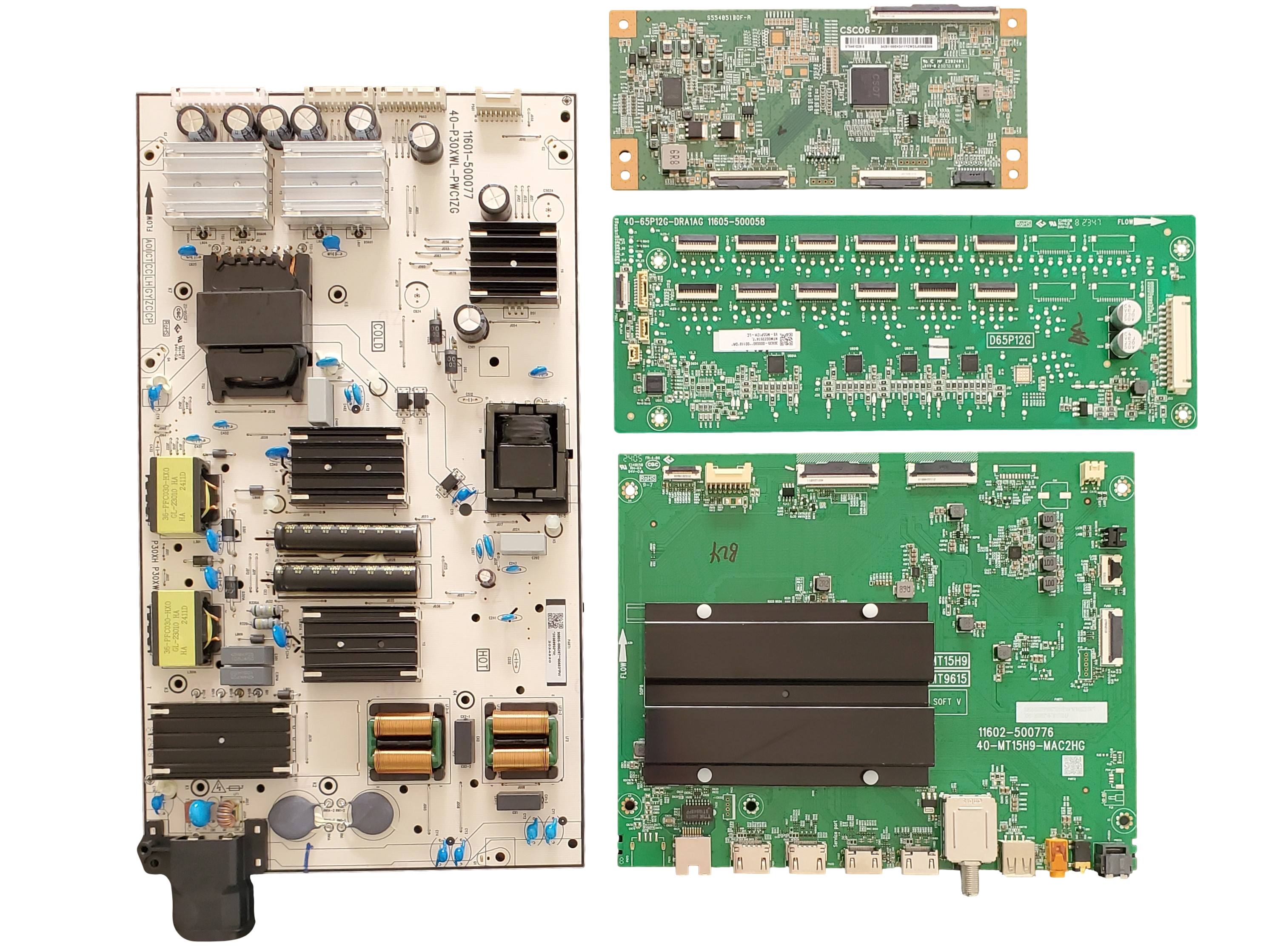 55Q750G TCL TV Repair Parts Kit, 30800-000879 Main Board, 30805