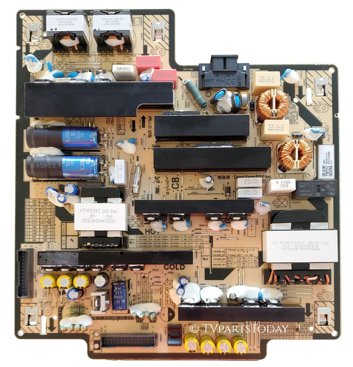 BN44-01271A Samsung Power Supply, BN4401271A, L55CA8N_DDY, QN55S85DAEXZA