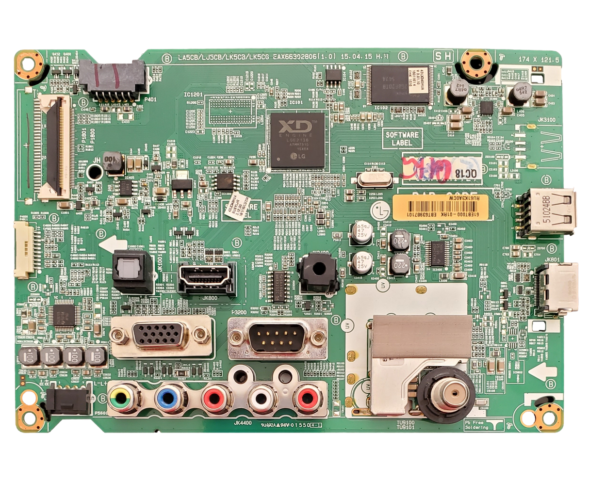 EBT63987101 LG Main Board, EBT63987101, EAX66302806 (1.0), 43LX340H