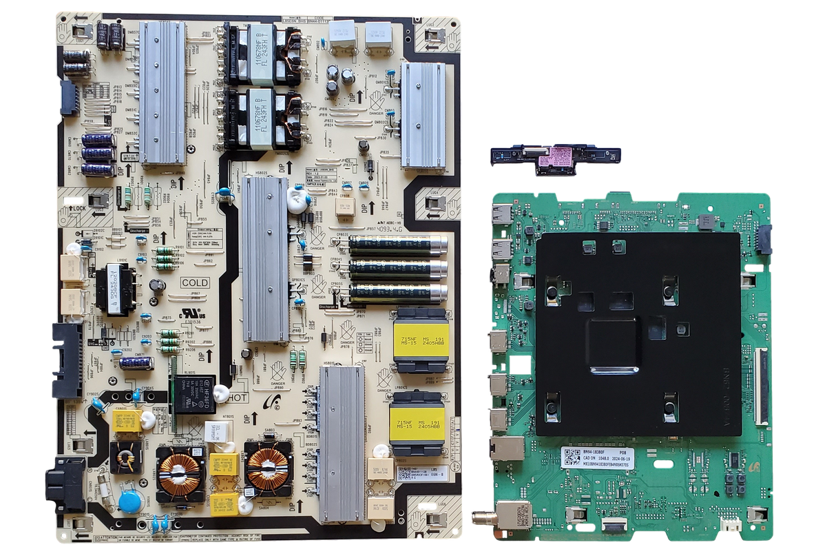 UN85DU8000FXZA Samsung TV Repair Parts Kit, BN94-18380F Main Board, BN44-01113B Power Supply, BN59-01400A Wifi, UN85DU8000FXZA AB03, UN85DU8000FXZA