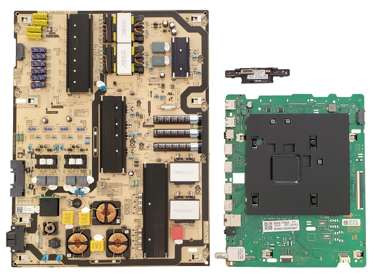 QN85Q7DAAFXZA Samsung TV Repair Parts Kit, BN94-17582E Main Board, BN44-01108A Power Supply, BN59-01362A Wifi, QN85Q7DAAFXZA