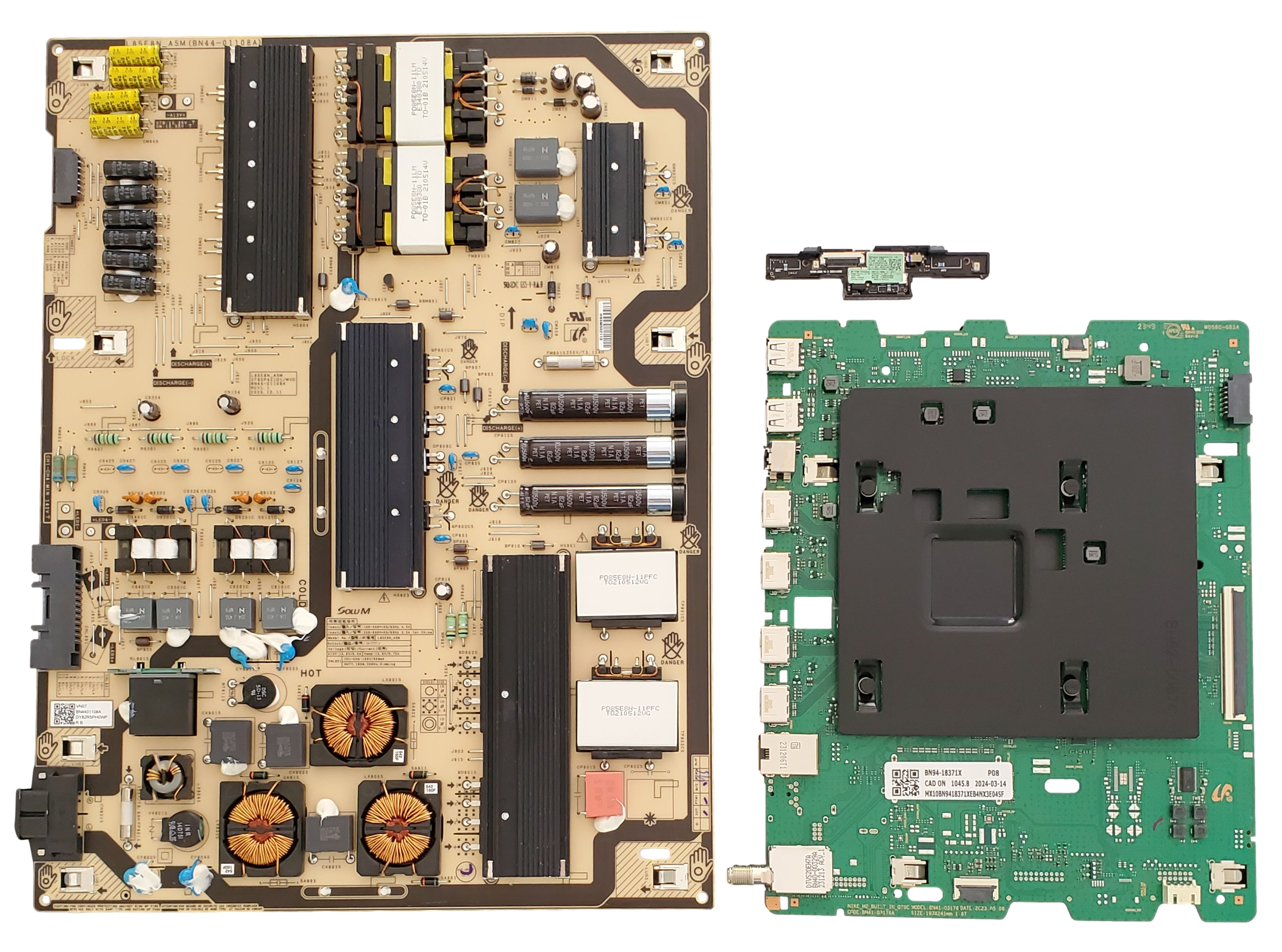 QN85Q70DAFXZA Samsung TV Repair Parts Kit, BN94-18371X Main Board