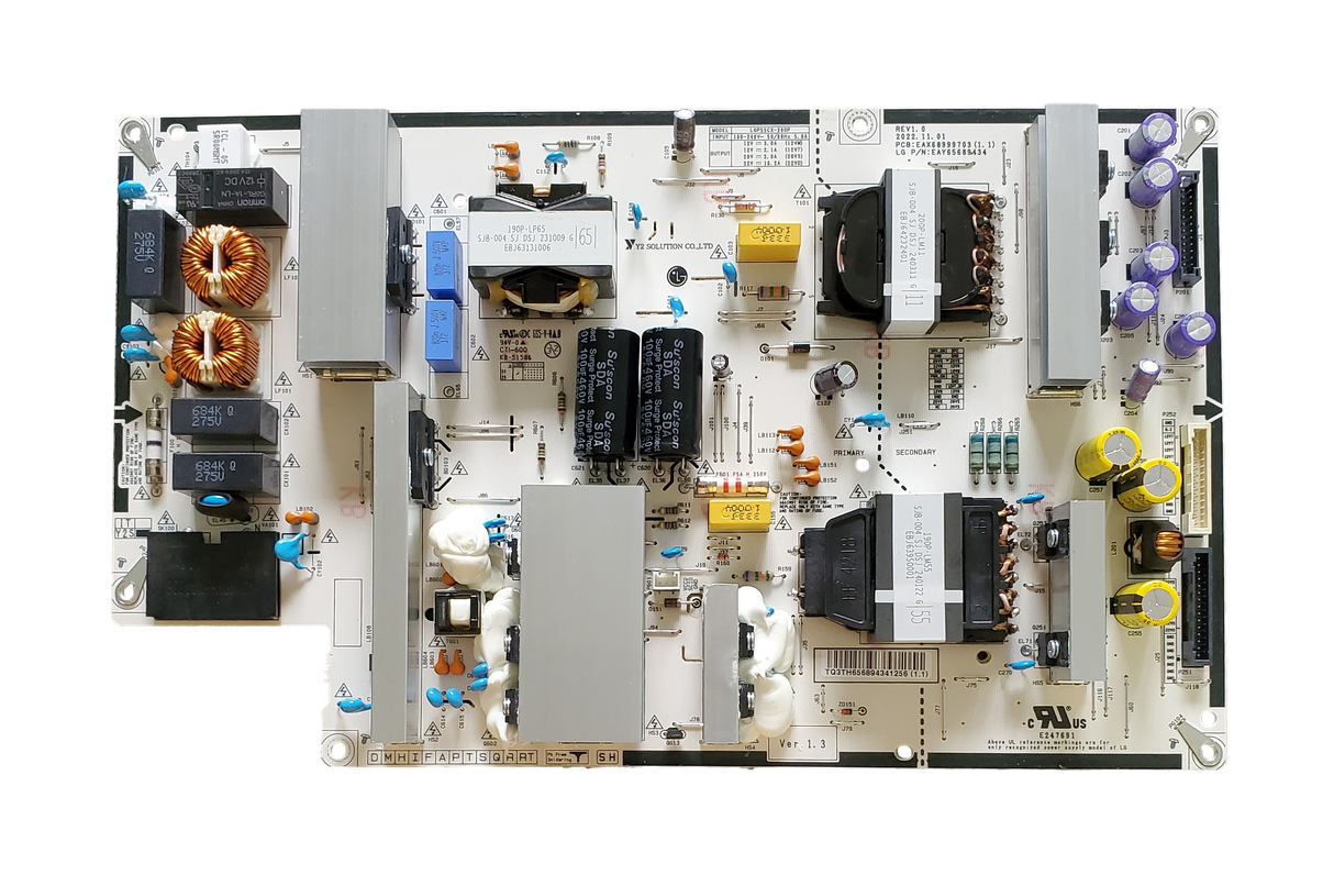 EAY65689434 LG Power Supply, EAX68999703(1.1), LGP55CX-200P, OLED55B4PUA