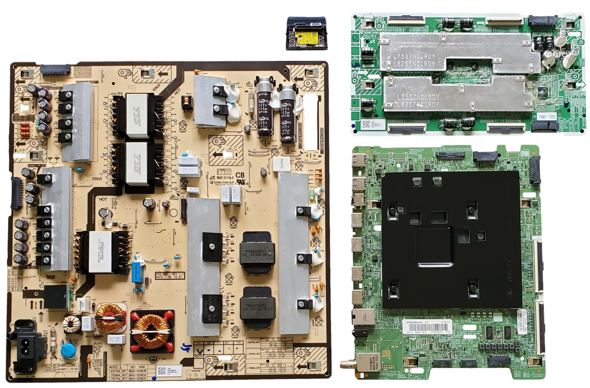 QN75Q70RAFXZA Samsung TV Repair Parts Kit, BN94-14011J Main Board, BN44-00983C Power Supply, BN44-00991B LED Driver, BN59-01314A Wifi, QN75Q70RAFXZA AB03, QN75Q70RAFXZA