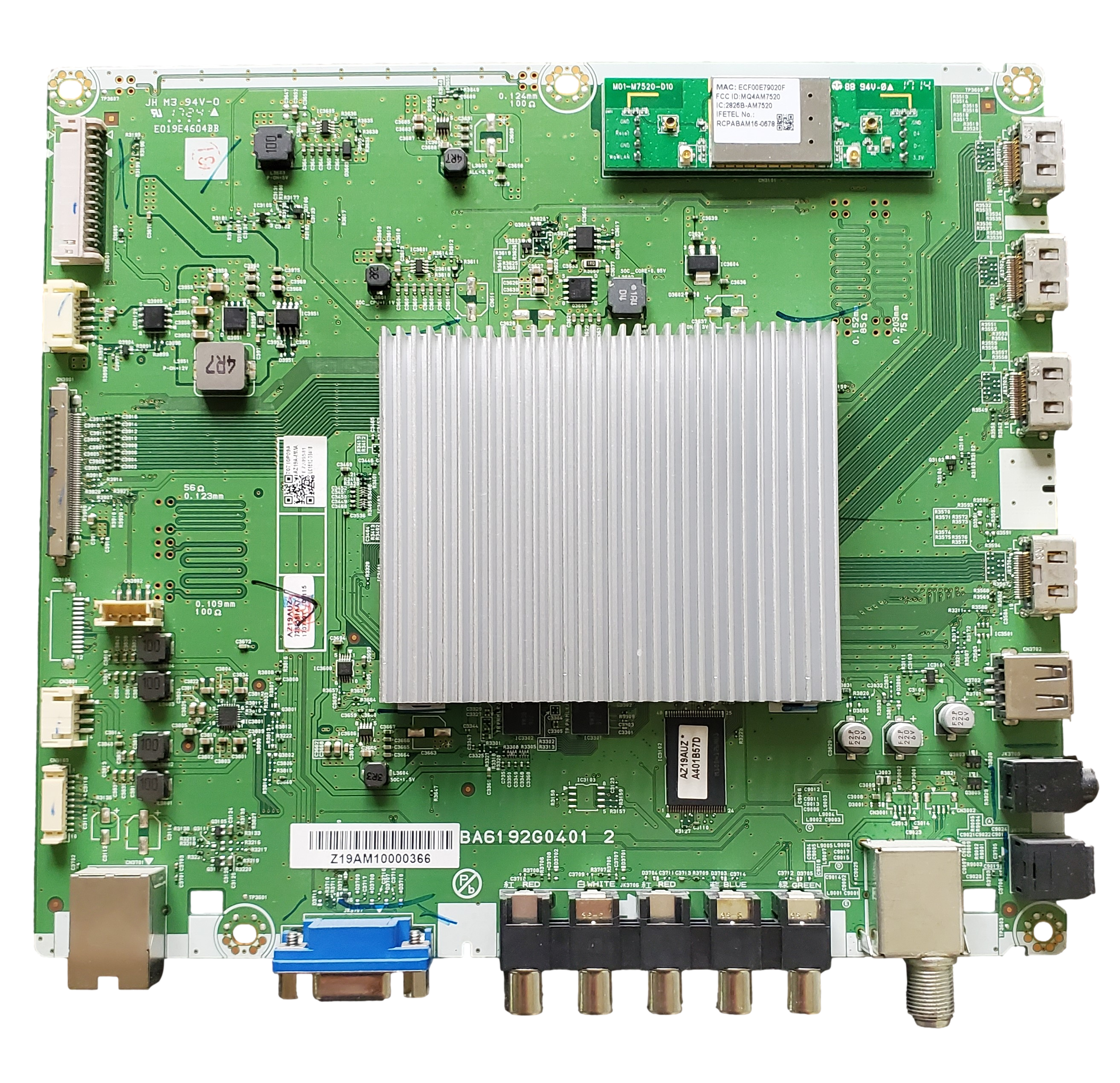ザ ピープル AZ19AMMA-001 Phillips Main Board, AZ19AUZ, BA6192G0401 2