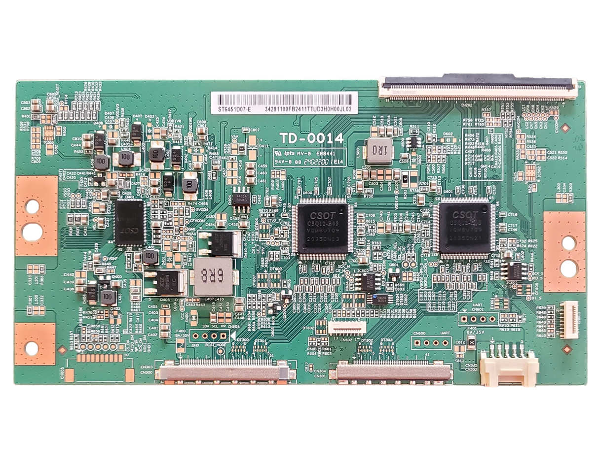 1-019-258-11, Sony T-Con Board, 34291100FB, ST6451D07-E, TD-0014, K-65XR90