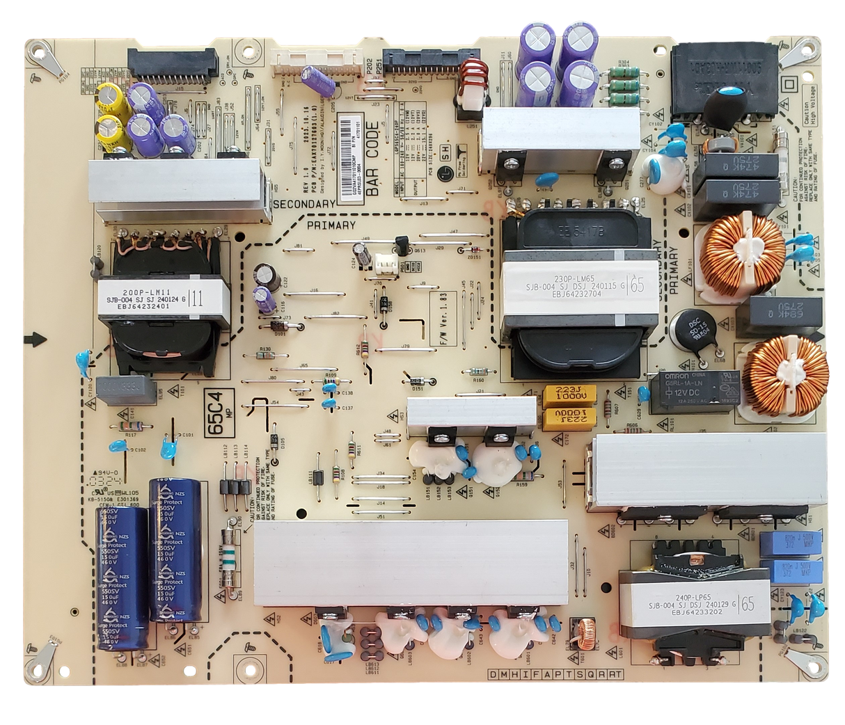 EBR41701101 LG Power Supply, EAX70127601(1.0), OLED65C4PUA.DUSQLJR, OLED65C4PUA