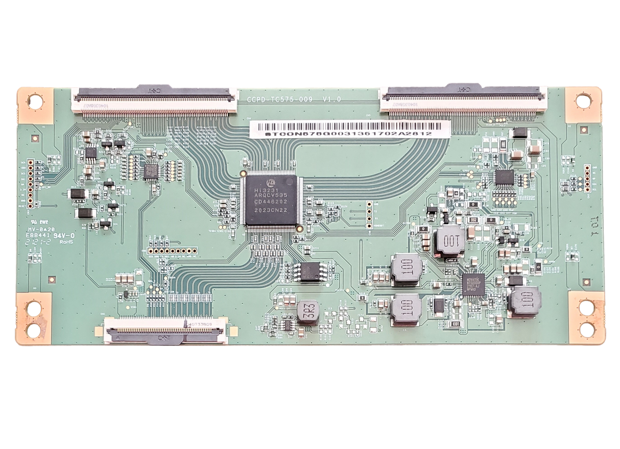 STCON575G V1 Vizio T-Con Board, CCPD-TC575-009 V1.0, V585-H11, V585-J01, 100069454