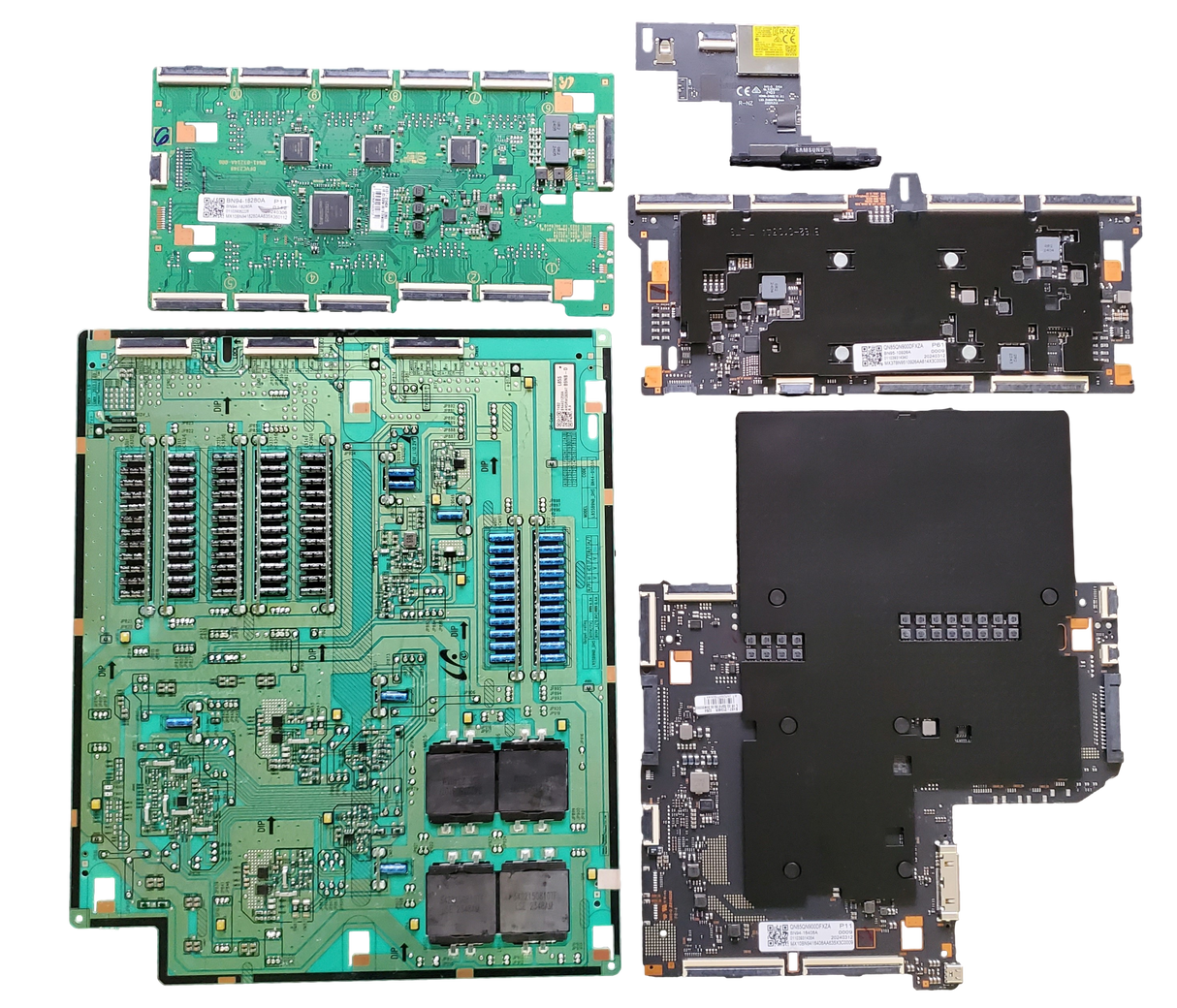 QN85QN900DFXZA Samsung TV Repair Parts Kit, BN94-18408A Main Board, BN44-01259A Power, BN95-10926A T-Con, BN94-18280A LED Driver, BN59-01460A Wifi, QN85QN900DFXZA