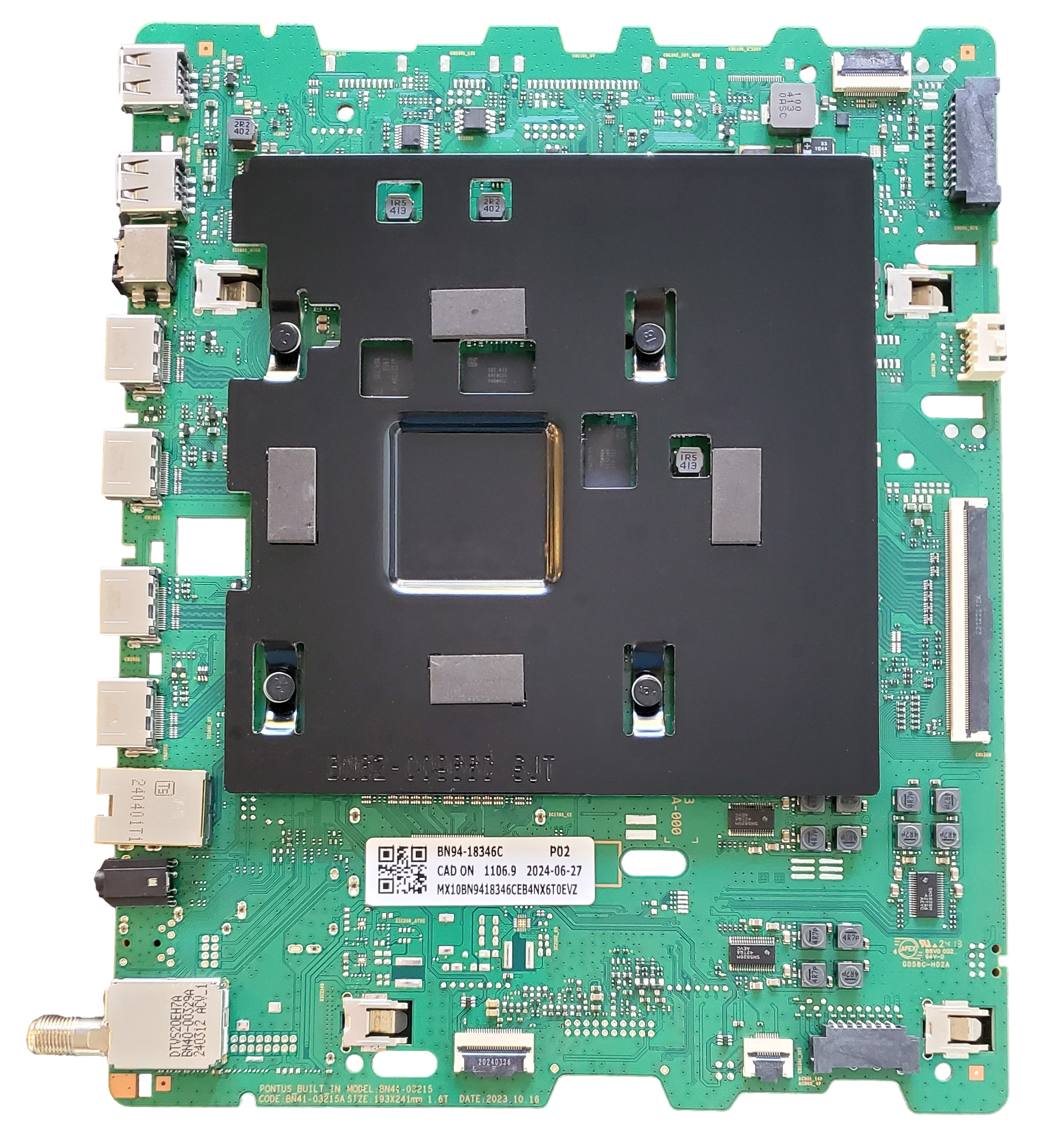 アンドン板 BN94-18346C Samsung Main Board, BN41-03215A, QN55QN90DAFXZA – TV