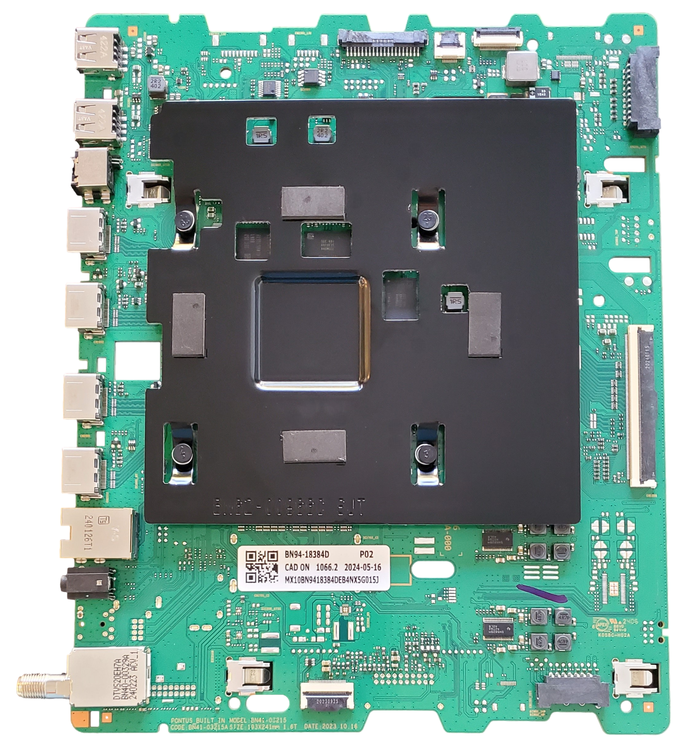 BN94-18384D Samsung Main Board, BN41-03215A, QN75Q80DAFXZA