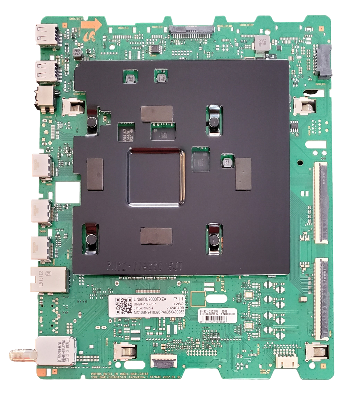 BN94-18398P Samsung Main Board, BN97-21324U, BN41-03168A, UN98DU9000FXZA, UN90DU7000DXZA