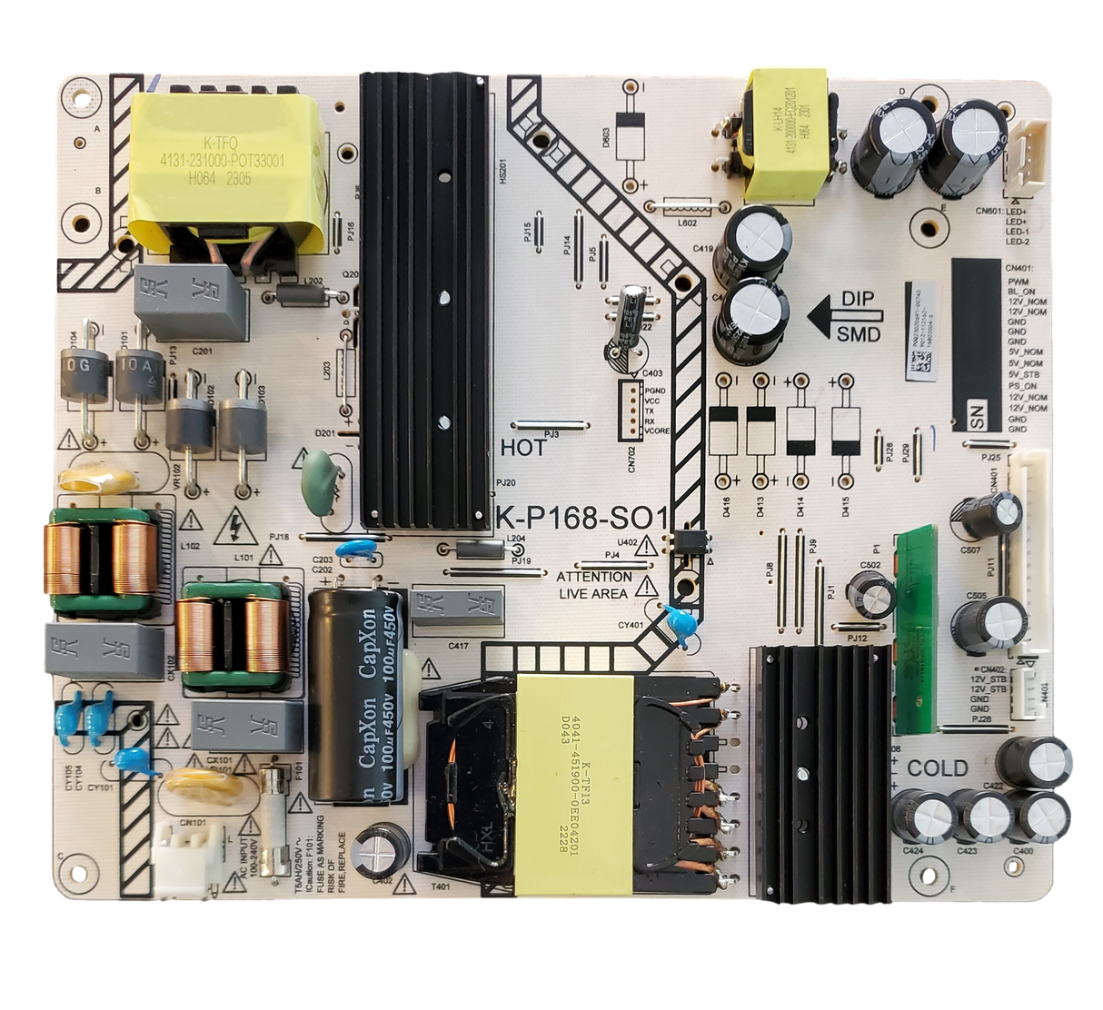 9012-112162 Sharp Power Supply, P0Q22080156, 4P-B50EJ2U, 4P-B55EJ2U