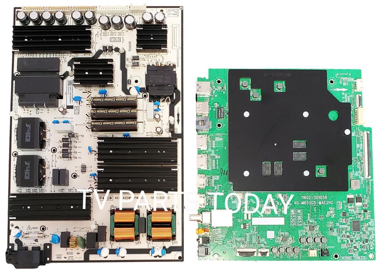 85QM751G TCL TV Repair Parts Kit, G0301-000299 Main Board, 30805-000419 Power Supply, 85QM751G