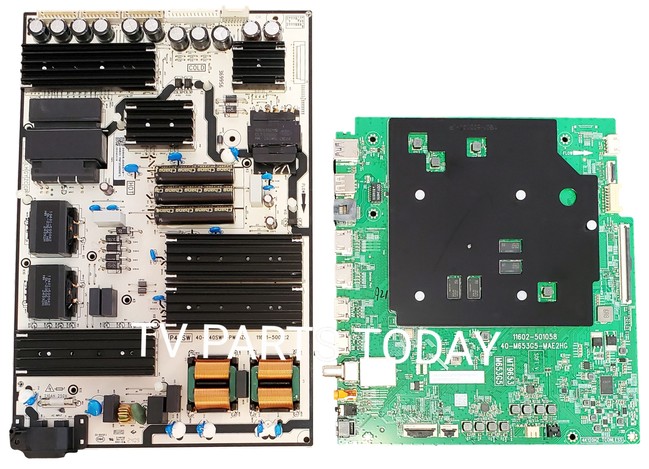 75QM751G TCL TV Repair Parts Kit, G0301-000299 Main Board, 30805