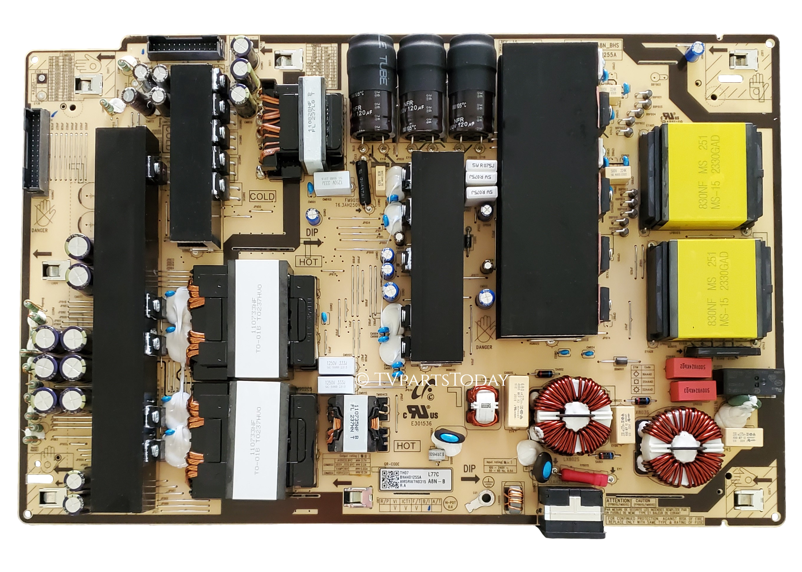 BN44-01255A Samsung Power Supply, L77CA8N_BHS, BN4401255A