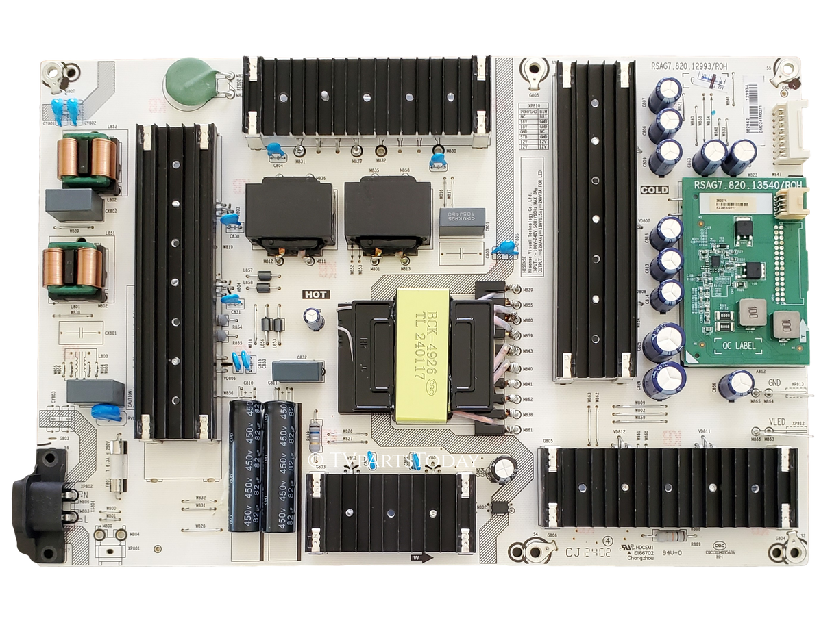 352942 Hisense Power Supply, 12993-L, RSAG7.820.12993/ROH, 65U7N