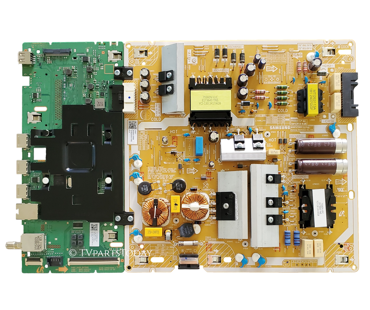 BN96-58724A-COMBO Samsung Main Board/Power Supply, BN41-03231A, BN44-01269B, BN4401269B, UN75DU7200FXZA