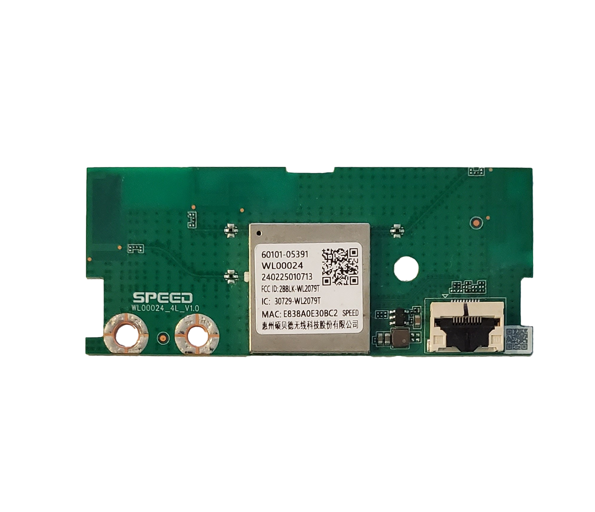 60101-05391, Vizio Wi-Fi Board, WL00024_4L_V1.0. V4K65M-0804