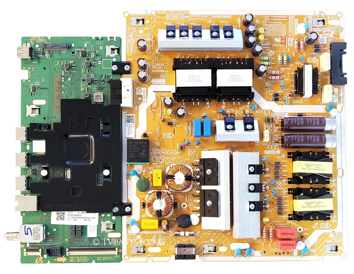 BN96-58680X-Combo, Samsung Main Board/Power Supply, BN41-03231A, BN44-01270B, BN4401270B, UN85DU7200FXZA