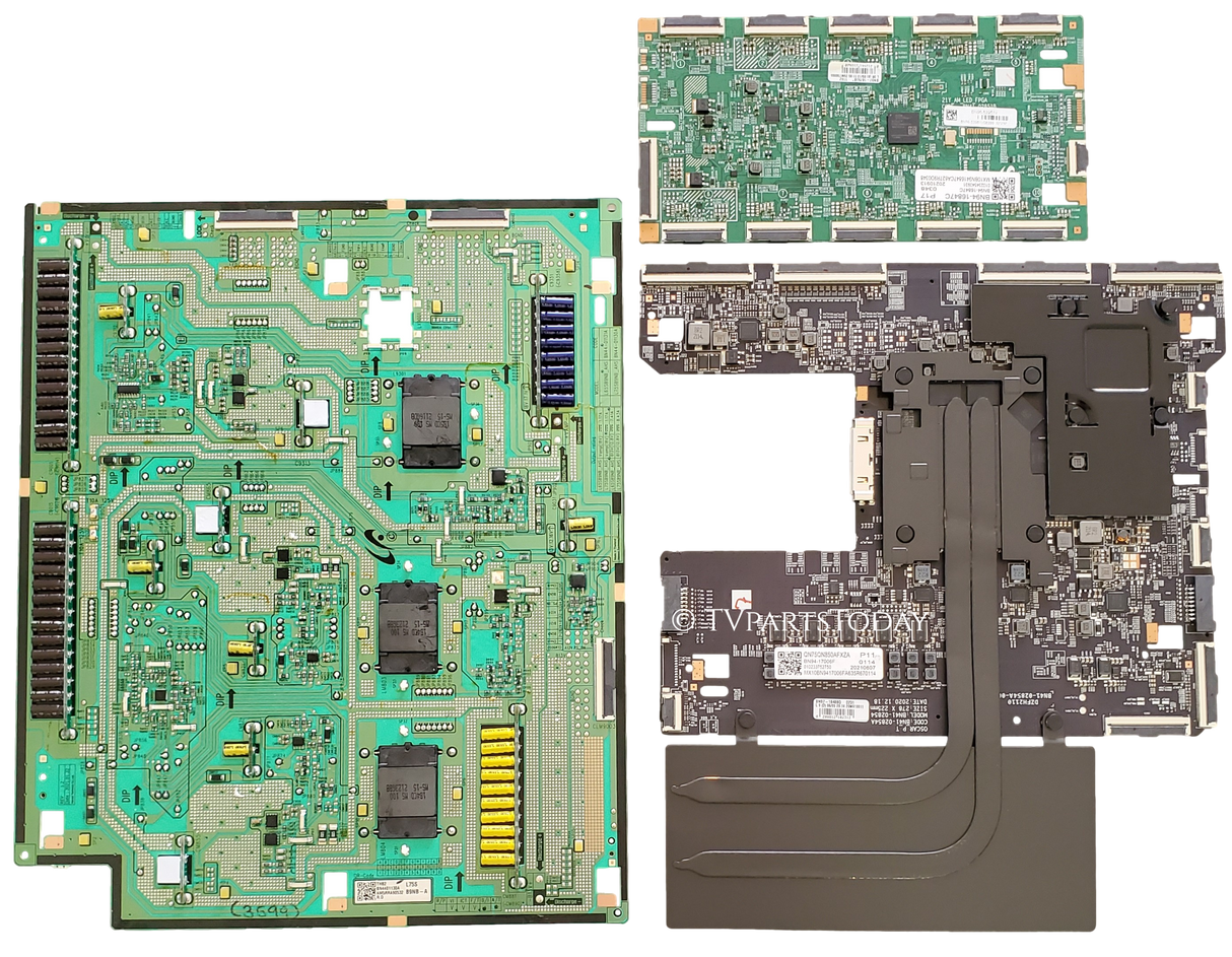 QN75QN850AFXZA Samsung TV Repair Parts Kit, BN94-17006F Main Board, BN44-01130A VSS, BN94-16847C LED Driver, QN75QN850AFXZA FA02, QN75QN850AFXZA