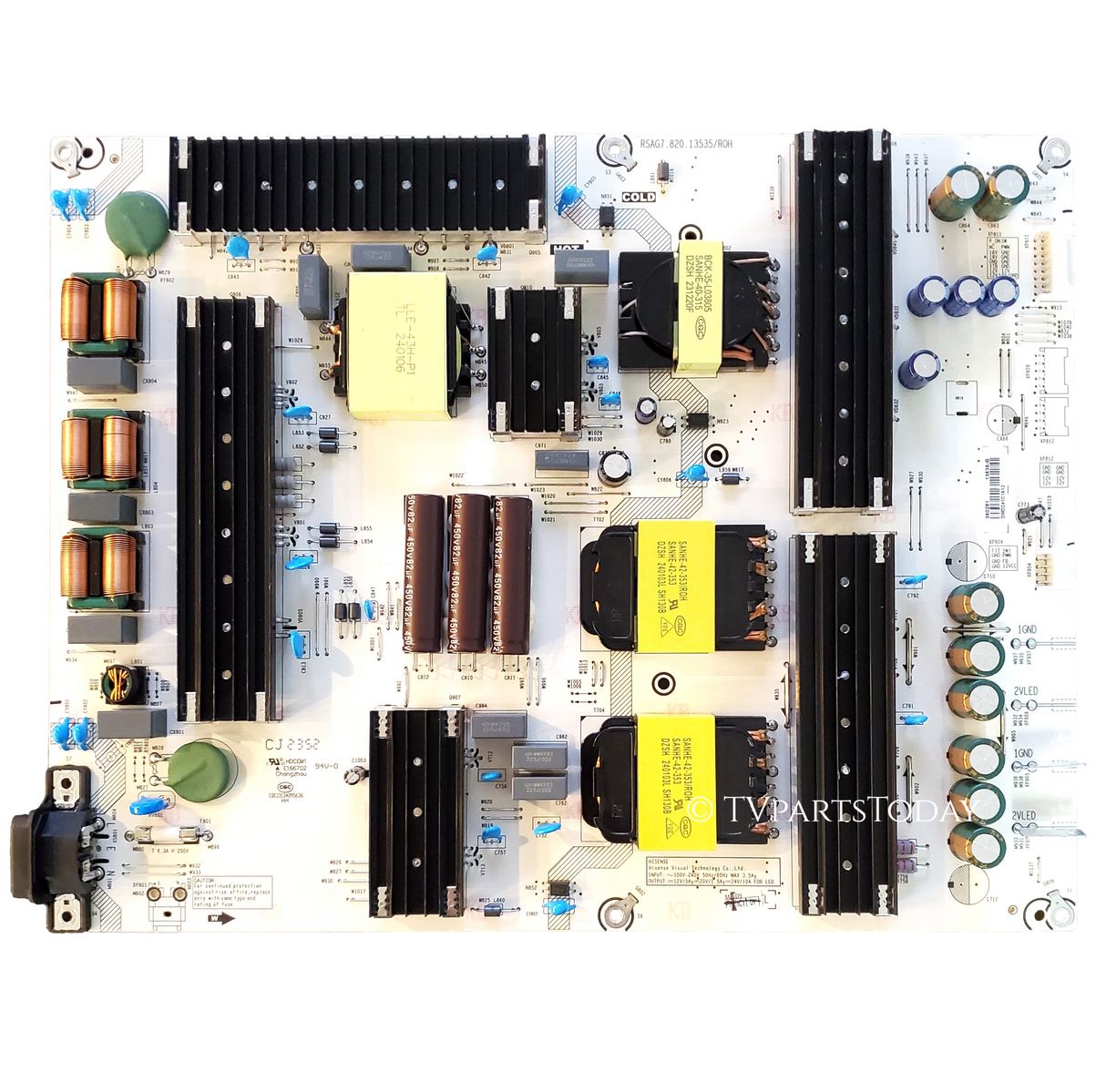 350281 Hisense Power Supply, 350281, 13535-B, RSAG7.820.13535/ROH, 75U6HF