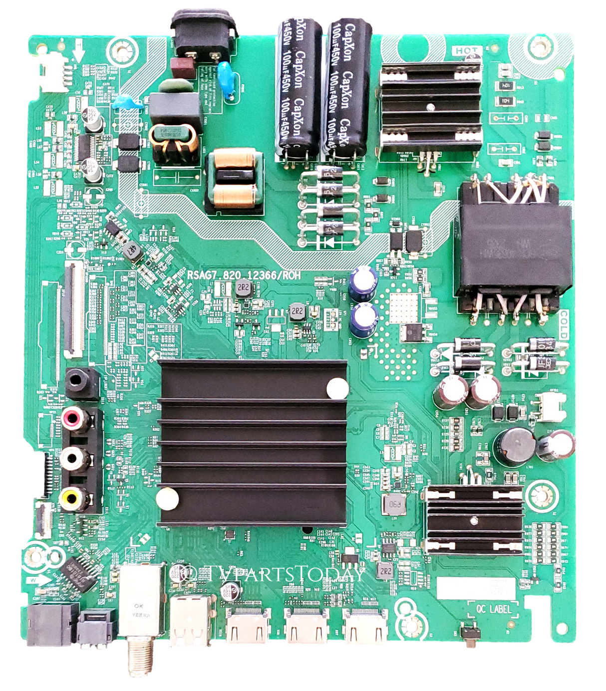 344985 Hisense Main Board, 344985, 338241, RSAG7.820.12366/ROH, 50A53FUA(0022), 50A6H8