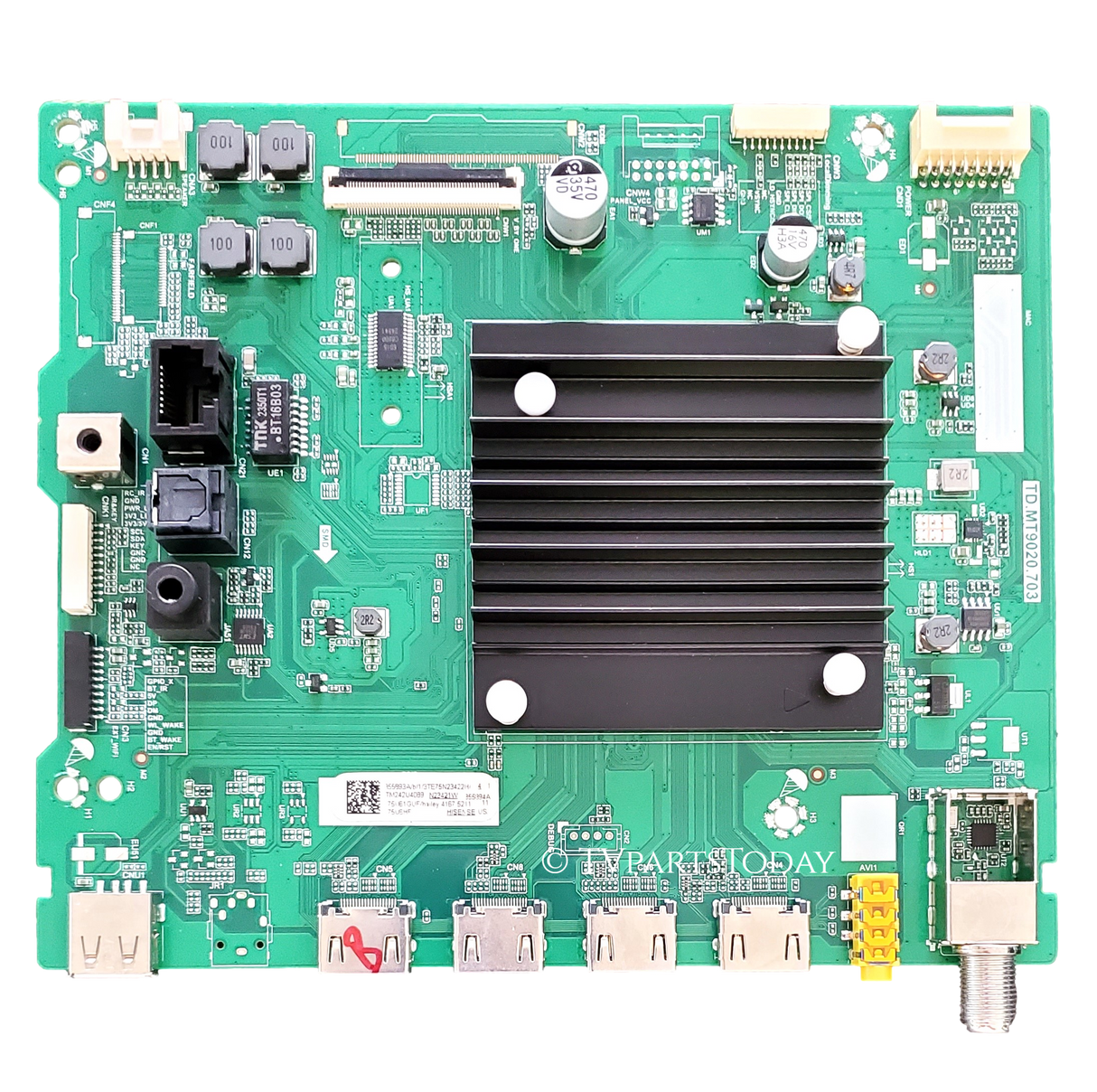 355893 Hisense Main Board, 355893, 355894, TD.MT9020.703, 75U61GUF, 75U6HF