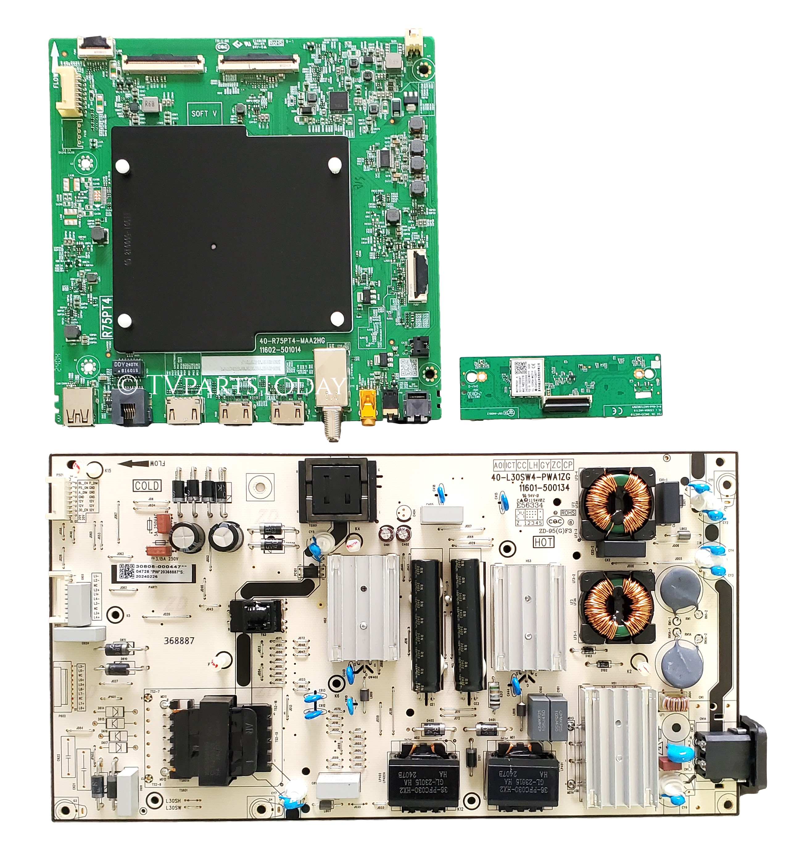 65Q651G TCL TV Repair Parts Kit, 30800-001195 Main Board, 30805