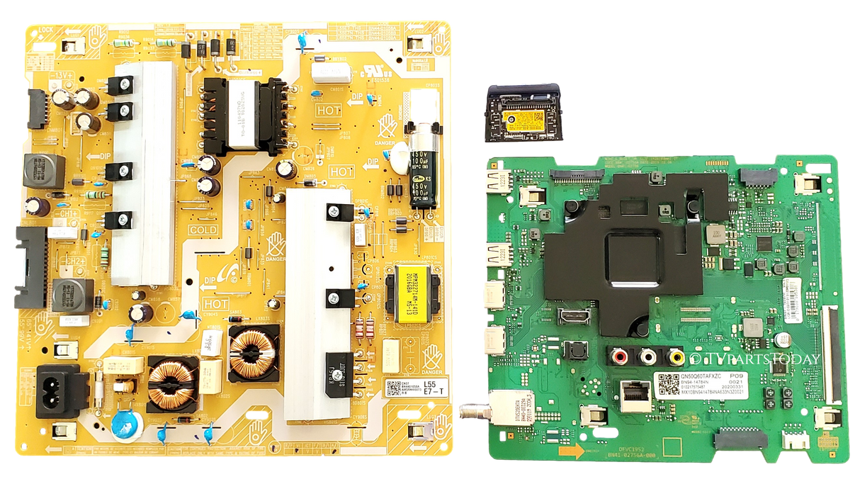 QN50Q60TAFXZA Samsung TV Repair Parts Kit, BN94-14784N Main Board, BN44-01058A Power Supply, BN59-01341A Wifi, QN50Q60TAFXZA AB01, QN50Q60TAFXZA