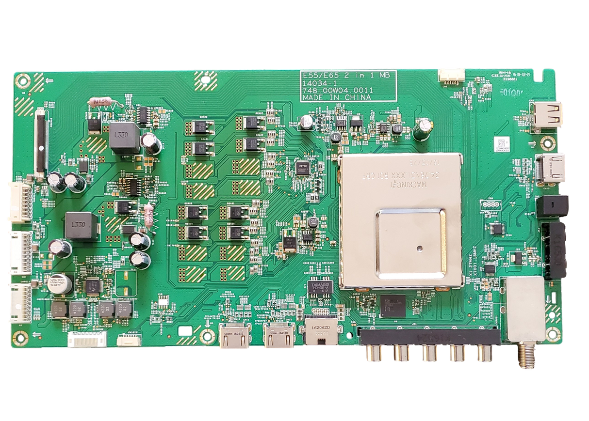 755.00W01.B003 Vizio Main Board, 748.00W04.0011, D65-D2