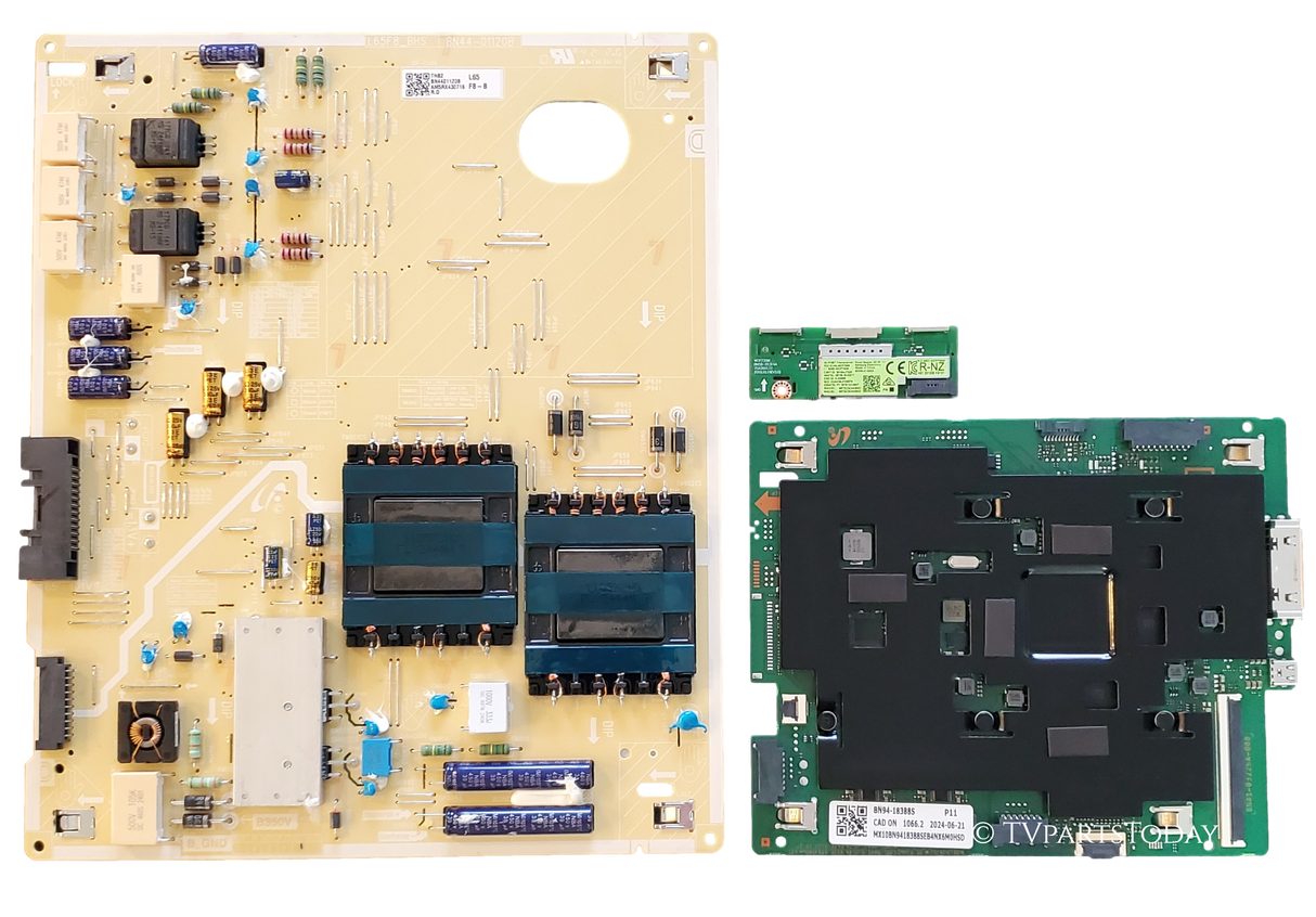 QN65LS03DDFXZA Samsung TV Repair Parts kit, BN94-18388S Main Board, BN44-01120B Power Supply, BN59-01333A Wifi, QN65LS03DDFXZA CA01, QN65LS03DDFXZA